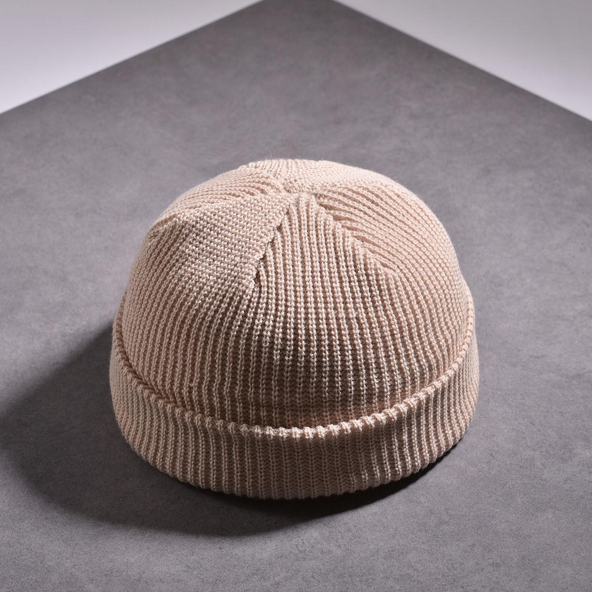 Knitted Hat Ladies Summer Thin Section Autumn and Winter Woolen Hat Male Landlord Hat Tide High Street Cold Hat