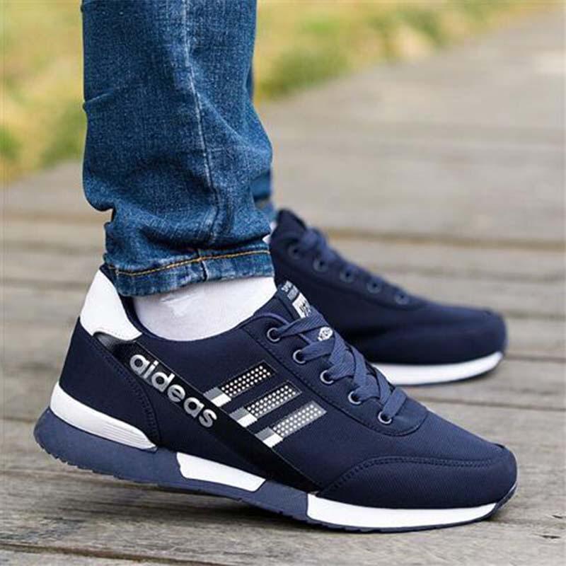 Men's shoes breathable Korean casual shoes sports shoes flying mesh shoes lace casual men's shoes