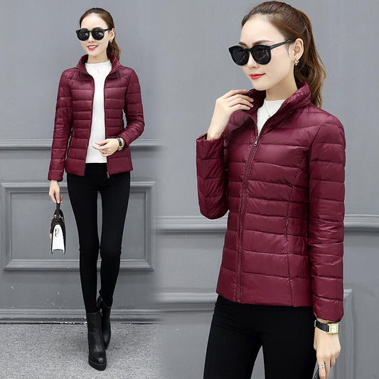 Winter Jacket women Plus Size Womens Parkas Thicken Outerwear solid Coats Short Female Slim Cotton