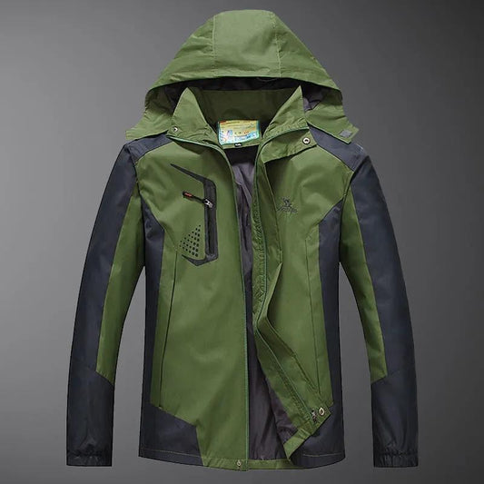 Spring and Autumn Jackets Men's and Women's Jackets Outdoor Thin Jackets Windproof and Rainproof Mountaineering Suits Loose Casual Gowns