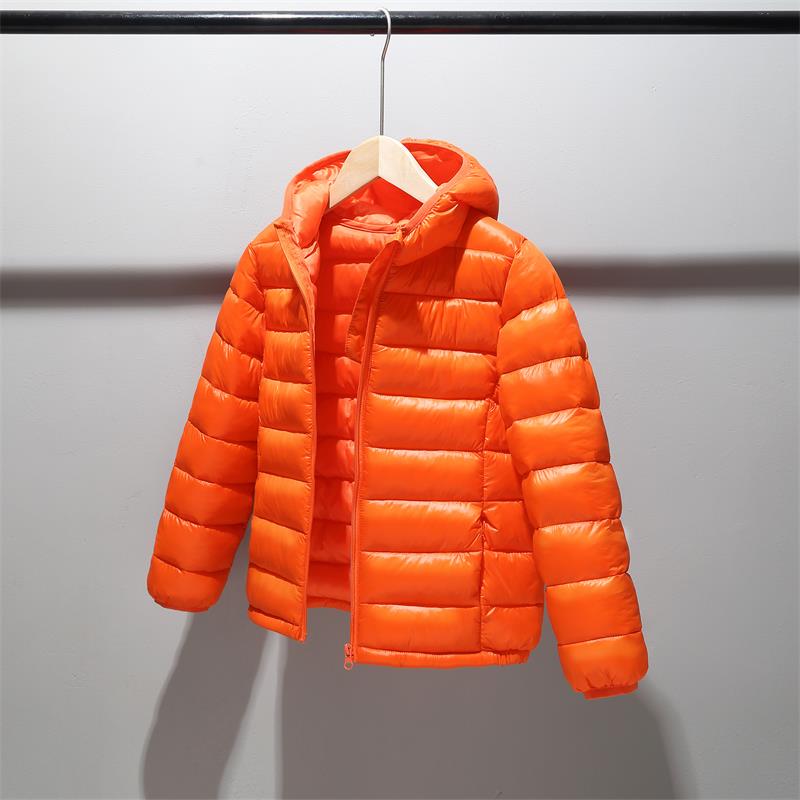 Baby Girls Boys Parka Light Kids Jacket Hood Down Coat Winter Children Jacket Toddler Outerwear