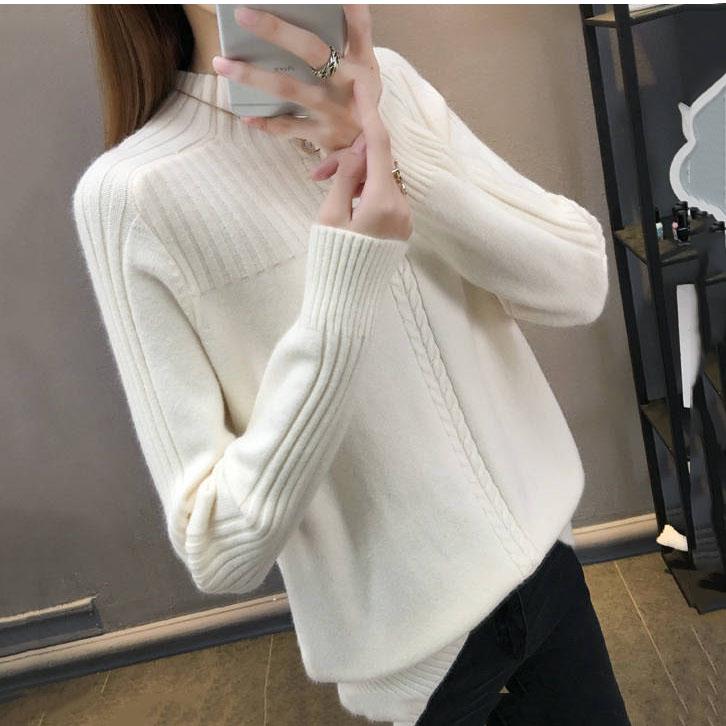 Fashion Women Sweaters and Pullovers Long SleeveTurtleneck Solid Slim Sexy Elastic Women Tops