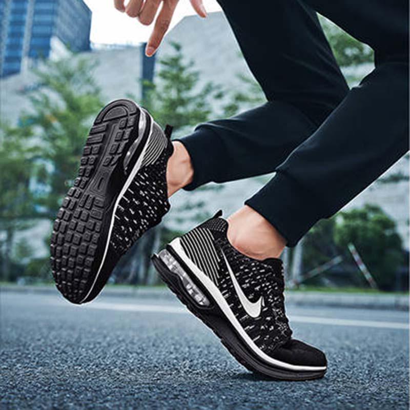 Men Sneakers Air Cushion Running Basketball Shoes Mesh Breathable Deodorant Couple Sports Shoeses