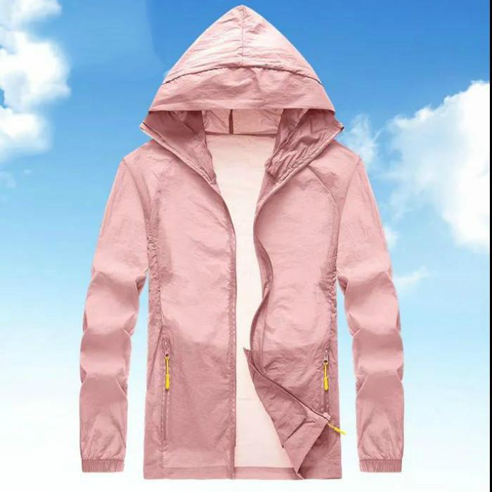 Summer and autumn Sun Protection Clothing Men's Ice Silk Jacket Ultra-thin Fishing Clothing Skin Clothing Anti-ultraviolet Loose Trend