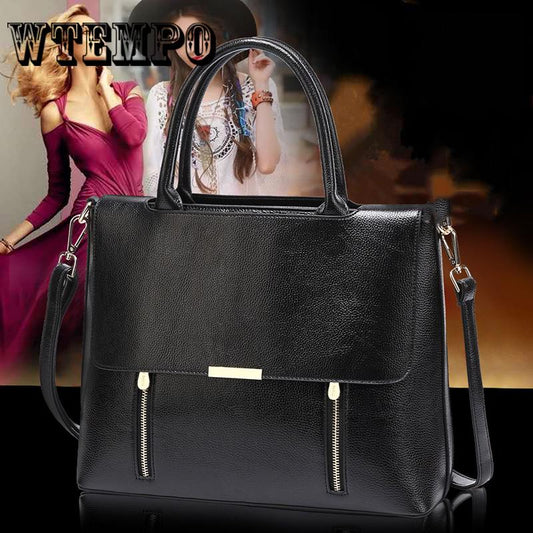 Women Fashion Shoulder Bag Genuine Leather Tote Messenger Crossbody Satchel Handbag