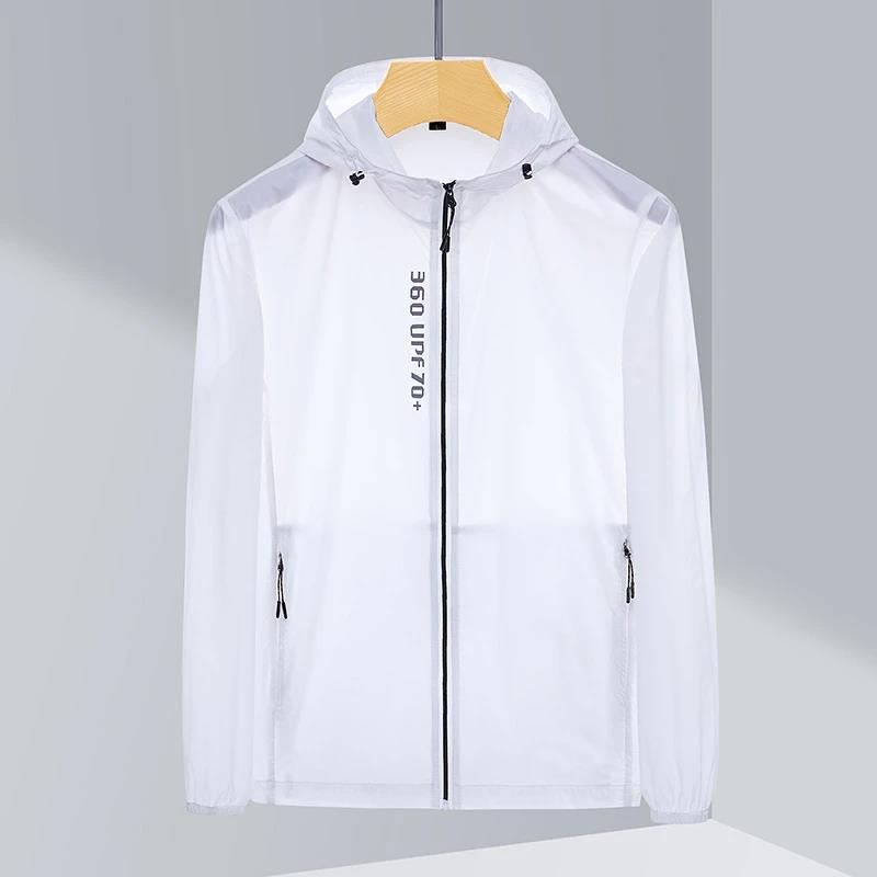 Sun Protection Clothing Men's and Women's Ultra-thin Ice Silk Breathable Skin Clothing Men's Summer Outdoor Sports Fishing Clothing Men's Jacket