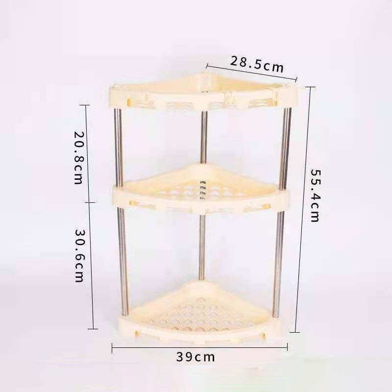 Bathroom Kitchen Rack Floor Multi-layer Seasoning Multi-layer Storage Frame Desktop Triangle Storage Rack