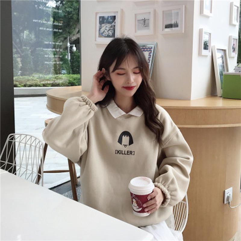 Fake Two-piece Oversized Women Sweatshirt Plus Size Hoodie Casual Pullovers Loose Harajuku Streetwear Clothes