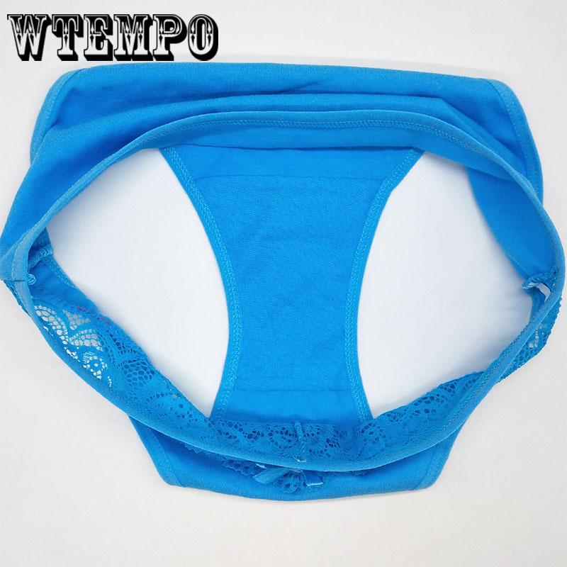 WTEMPO 6 Pcs/Lot  Women Intimate Underwear Panties Cotton Summer Panties Knickers