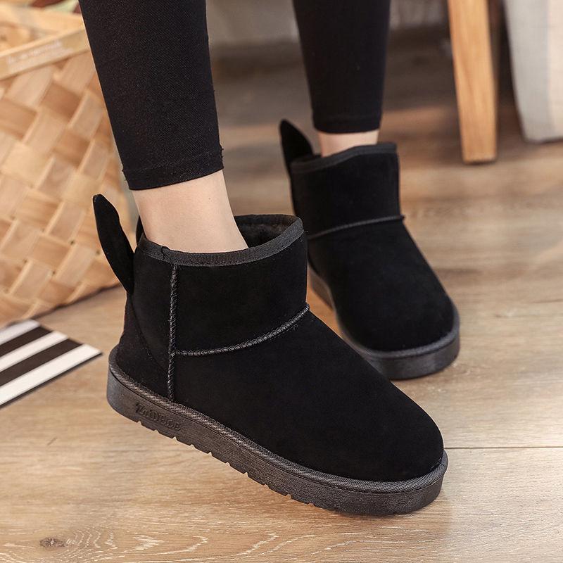 Cold protection Non-slip shoes Keep warm Cotton shoes Outdoor Casual shoes Woman shoes Winter