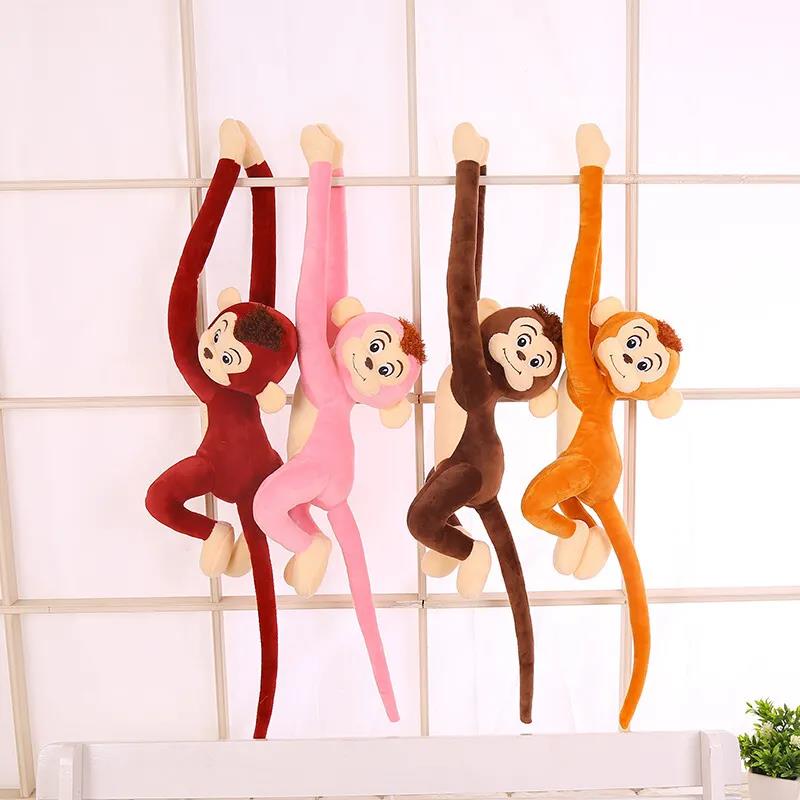 Plush Toy Long Arm Monkey Cute Doll Curtain Hanging Monkey Lovely Kids Plush Doll Soft Doll Home Decoration