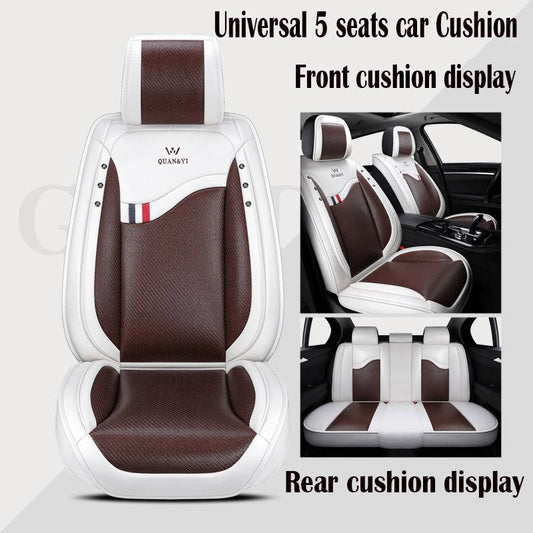 Car Seat Cover Universal Leather 5 set Auto Seat Cushion 5 seats Universal car seat cover Waterproof