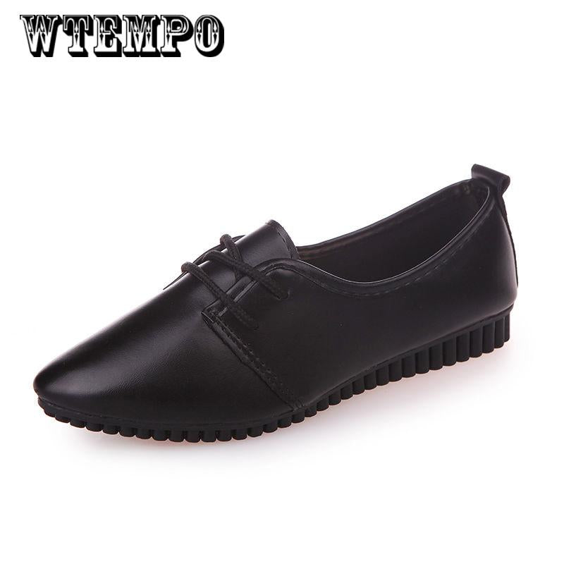 Women Flats Brogues Casual Shoes For Women Flat Shoes  Round Toe Oxford Female Shoes Platform Shoes