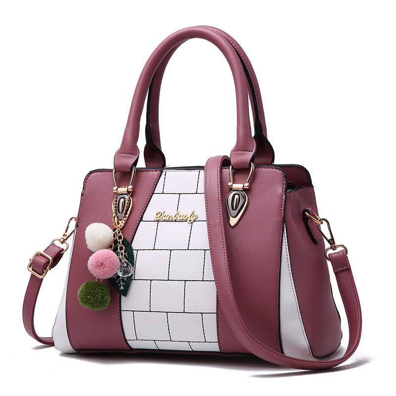 European and American style Shoulder Handbag Trendy wild Woman bag Patent leather bag Big capacity