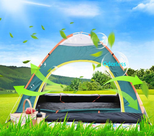 Tent Outdoor 3-4 People Beach Fishing Camping Family Outing Barbecue Simple Folding Tent