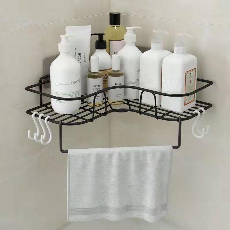 Bathroom Towel Storage Rack Wall Hanging Tripod Vanity Toilet Rack Kitchen Storage Rack Household Multi-layer Rack Wash Storage Rack