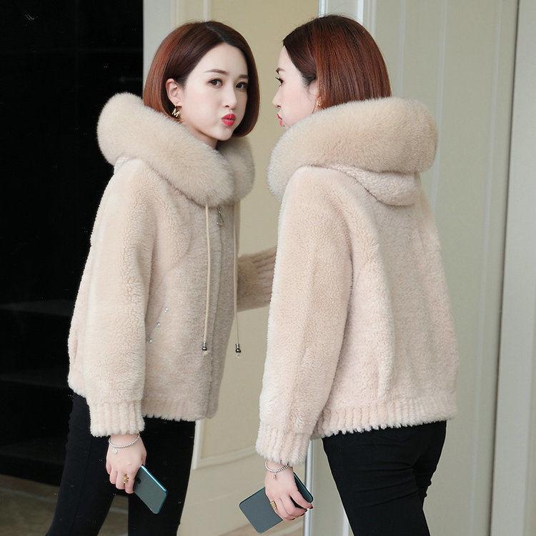 Autumn and Winter Long-sleeved Cardigan Jacket Mid-length Style Thick Hooded Sweater Fashion