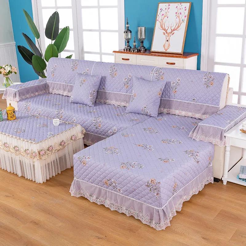 Sofa Cushion Four Seasons Universal Non-slip Sofa Cushion Combination Set Full Cover Sofa Cover All-inclusive Universal Cover Sofa Towel