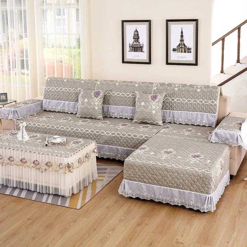 Sofa Cushion Four Seasons Universal Non-slip Sofa Cushion Combination Set Full Cover Sofa Cover All-inclusive Universal Cover Sofa Towel