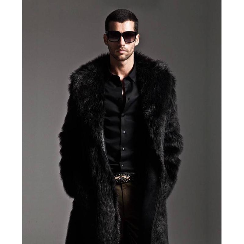 Large size Windbreaker Men's clothes Autumn And Winter Medium and long section Woolen coat