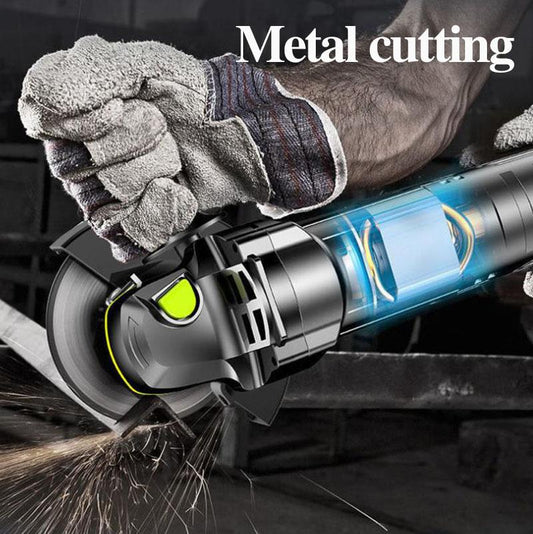 1860W Industrial Angle Grinder Utility Set Wired Electric Cutter Polisher Handheld Electric Grinder