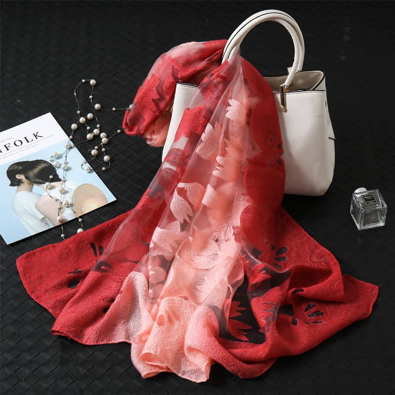 Chiffon Scarf Women's Long Wraps and Shawls Lady Scarves Plus Size Bandana Hijab Stoles