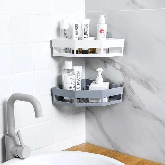 Bathroom Shelf Bathroom Wall Surface Wall Hanging Triangle Storage Frame Washing Station Toilet Corner Storage Rack