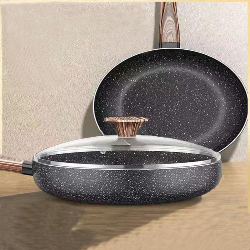 Maifan Stone Pan Non-stick Pancake Steak Pan Wok Household Multi-function Pancake Frying Pan Non-stick Pan