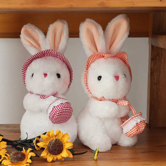 Rabbit Plush Toy Net Red Cute Doll White Rabbit Rag Doll Children's Small Doll Girl Birthday Gift