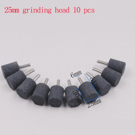 19 Style 5/10 Pcs 6mm Emery Grinding Head Set Grinding Wheel Grinding Head Mini Electric Grinding Grinding Head