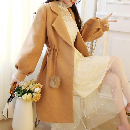 Women Wool Coat Women Long Woolen Coats Winter Coat Woolen Overcoat 2019 Wool Jackets Trench Coat