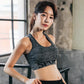 Women's Fashion Fitness Solid Color Sleeveless Halter Cross Bandage Sportswear Vest