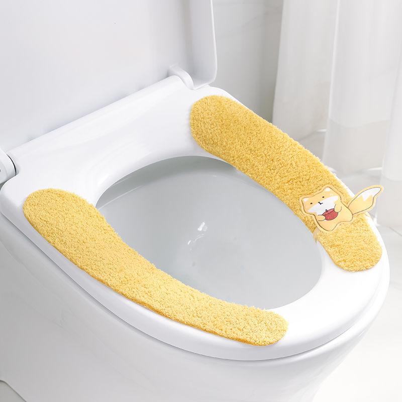 Toilet Seat Household Toilet Cover Waterproof Four Seasons Toilet Seat Washable Toilet Cover Buckle Toilet Seat Zipper Type