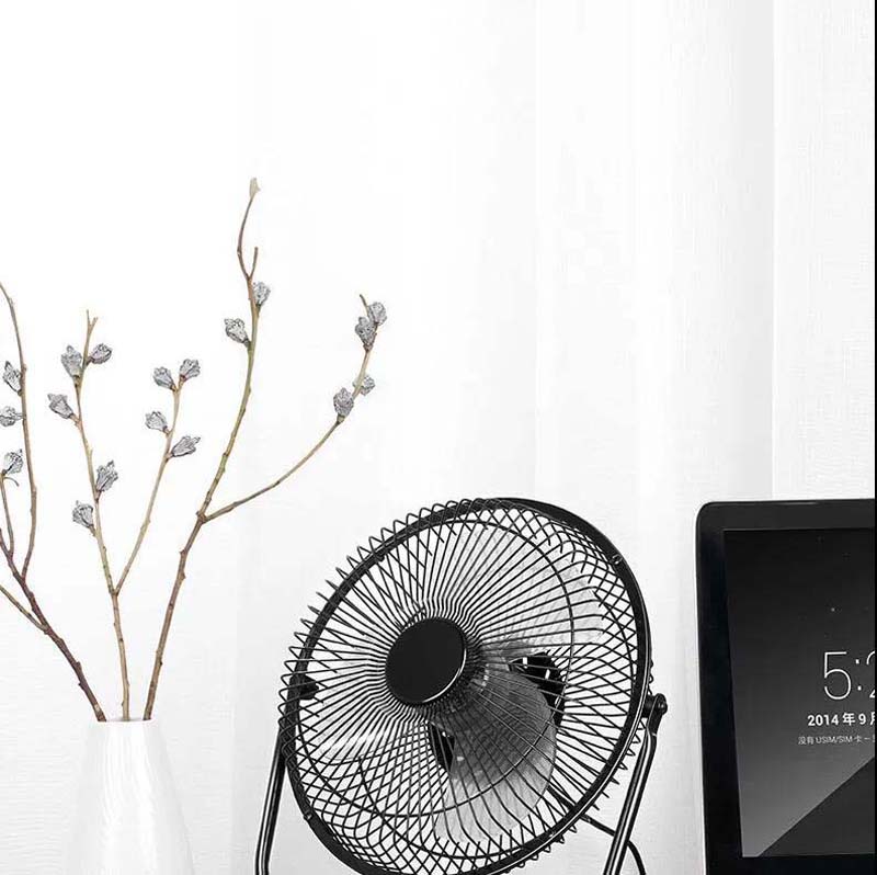 Small Fan USB Fan Desktop 8 Inch Mini Silent Desk Fan Portable Fan