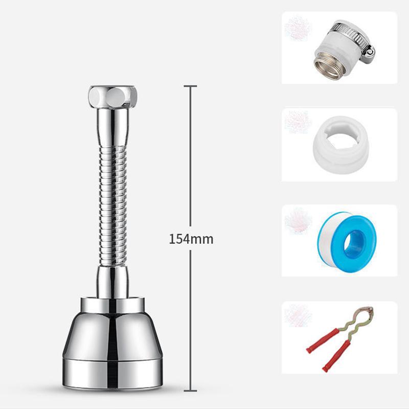 Kitchen Faucet Universal Joint Splash Water Extension Faucet Universal Bubbler Filter Pressurized Shower Household