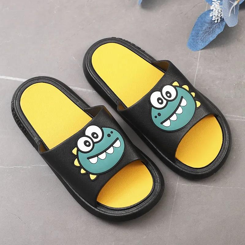 Deodorant Antibacterial Cute Sandals and Slippers Women's Home Bathroom Slippers Non-slip Soft Bottom Men's Couples Slippers Summer Beach Shoes