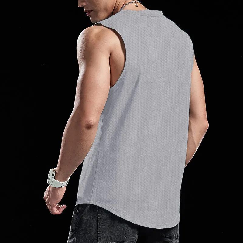 Summer Sports Fitness Training Basketball Vest Casual Sleeveless Loose Vest