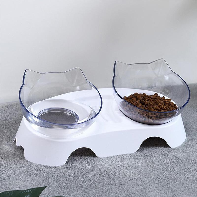 Non-Slip Double Cat Bowl Dog Bowl With Stand Pet Feeding Cat Water Bowl For Cats Food Pet Bowls For Dogs Feeder Product Supplies