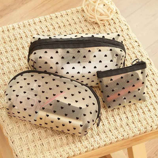 Cosmetic Bag Small Portable Portable Travel Storage Bag Cute Simple Student Girl Wash Bag