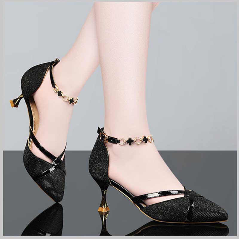 Baotou Sandals Women's All-match Fashion Cat Heel with High Heels Stiletto Summer Women's Shoes