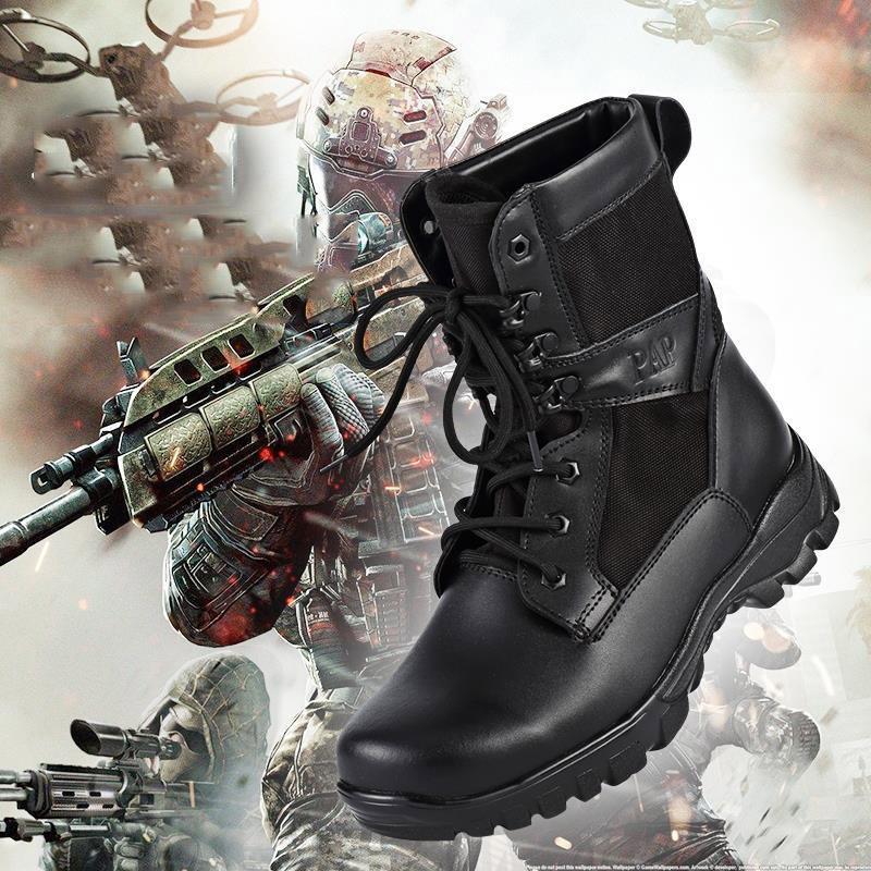 Non-slip Shock Absorber Boots Men's Boots Combat Boots Military Boots Outdoor Casual Shoes