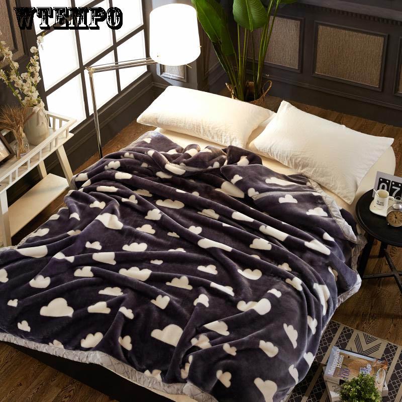 Brand Winter Carpet Wedding Blanket Fashion Cashmere Blanket Bedding Double Thick Blanket