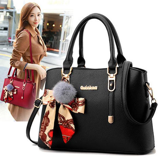 Big capacity Woman bag European and American style Shoulder Handbag Trendy wild Patent leather bag