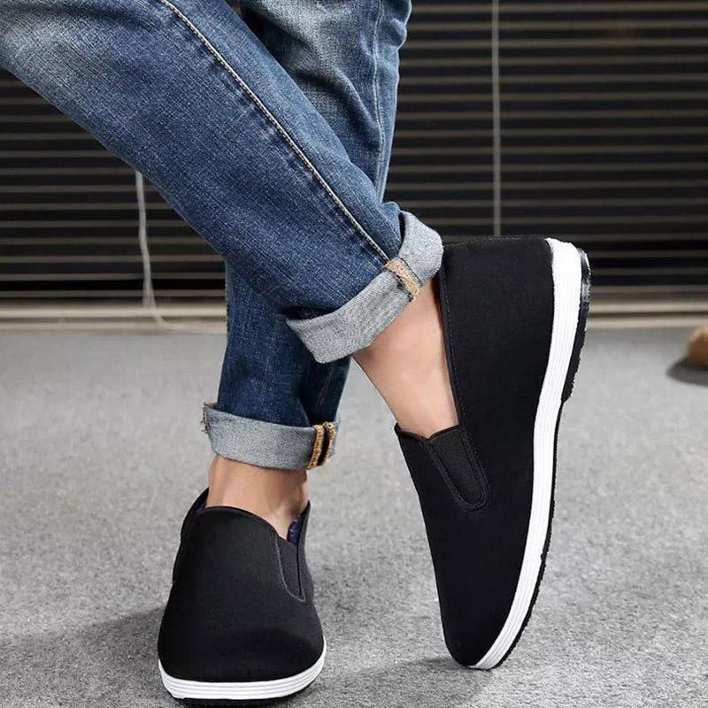 Autumn and Winter Cotton Shoes Plus Velvet Thickened Men's and Women's Non-slip Soft Bottom Wear-resistant Cloth Shoes