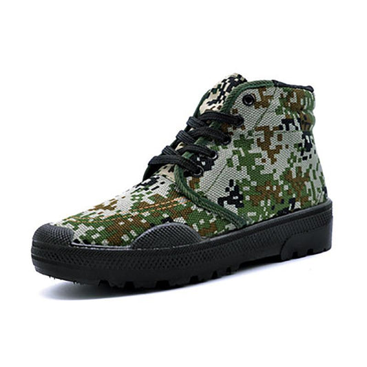 Men High Top Military Desert Boots Male Outdoor Hiking Ankle Boots Men's Casual Shoes