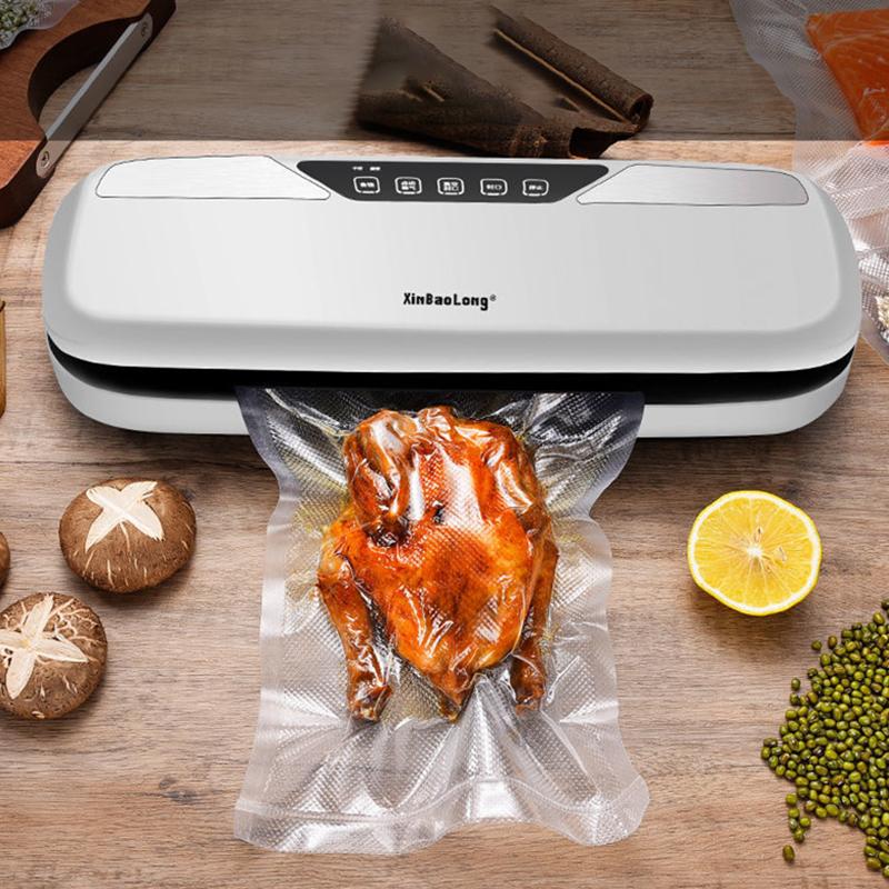 Best Food Vacuum Sealer  Automatic Commercial Household Food Vacuum Sealer Packaging Machine Include 10Pcs Bags Fresh-keeping