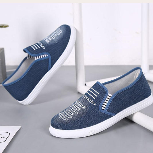 Women's Single Shoes Spring Summer Autumn Leisure Sports Students Breathable Running Flat Shallow Mouth