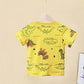 Little Boy Summer T-shirt Baby Short-sleeved Summer Children's Clothing Cotton Top Dinosaur Korean Tops