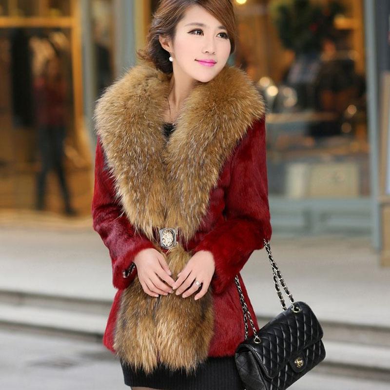 Winter Fur Coat Ladies Short Faux Mink Coat Slim Warm Plus Size Faux Fur Coat Windproof Luxury  Fluffy Coat