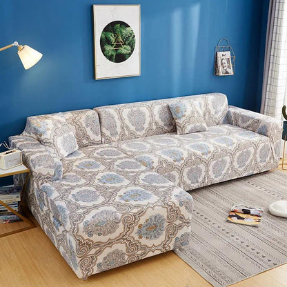 1/2/3/4 Seater Modern Style Sofa Cover Cushion Washable Stretch Cover Slipcover with One Free Pillow Case